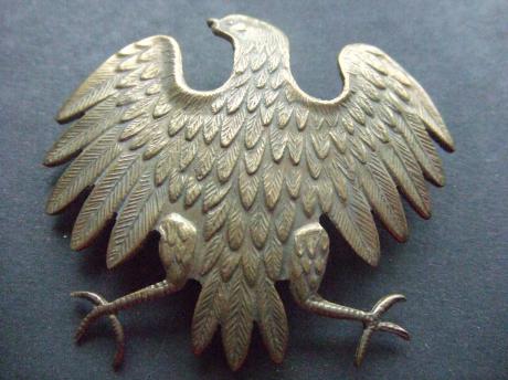 Duitse adelaar oorlog embleem bronskleurig